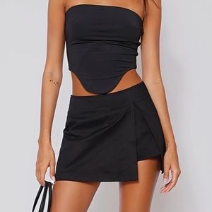 Tiger Mist Cooper Skort in black
